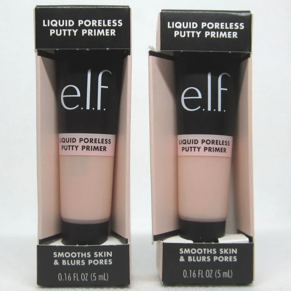 e.l.f. Cosmetics Liquid Poreless Putty Primer Universal Sheer mini, lot of 2